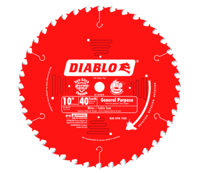 10 in. 40T Carbide Thin Kerf Next 