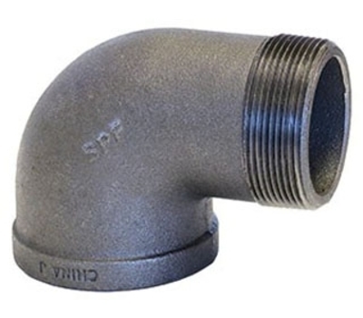 Galvanised Malleable Iron 90 Degree Elbow Male x Female