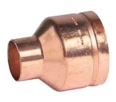 知多✖️2 2-1/2 in. Grooved x 2 in. Sweat Copper Concentric Reducer