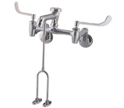 AquaVantage 6.5 GPF 1 in. IPS Clinical Sink Flush Valve with Bedpan Washer  and Service Sink Faucet, Chrome-Plated | Winsupply