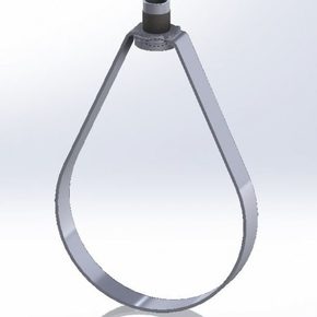 Anvil 0500301809 Adjustable Swivel Loop Hanger – 4 Inch, Carbon Steel, Zinc-Plated, 650 Lb Capacity