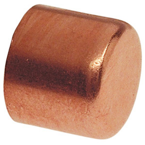1 2 In Sweat 5 8 Od Wrot Copper End Cap Lead Free Winsupply