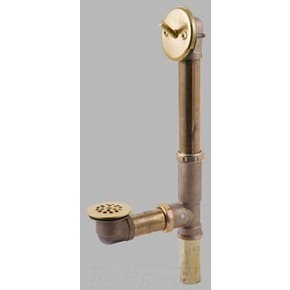 Champagne Bronze 17 Gauge Br Bath Waste Drain Embly Winsupply Gauge Br Bath Waste Drain Embly