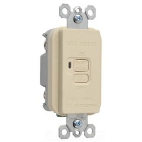 GCFI Dead Front Control Switch, Ivory | Winsupply
