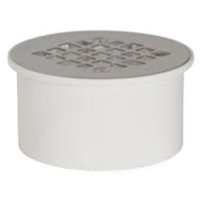 3 X 4 In Solvent Weld Pvc Screw On Floor Drain With Stainless