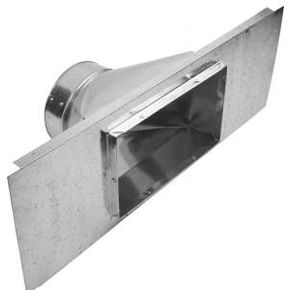12 x 4 x 6 in. Straight Register Boot with Plaster Frame | Winsupply