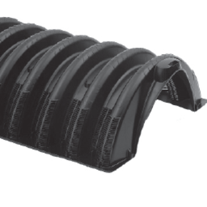 Arc 36 63 x 34.5 x 13 in. HDPE Corrugated Pipe Biodegradable Diffuser ...