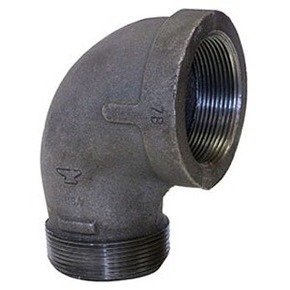 Galvanised Malleable Iron 90 Degree Elbow Male x Female