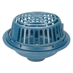 【YSNNW】 8 in. Dura Coated Cast Iron Roof Drain with 12-1/2 in. Dome