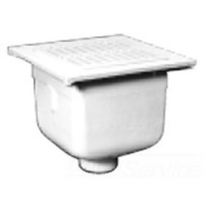 3 In Neo Loc 8 X 8 X 6 In Cast Iron Floor Sink With 3 4 Grate